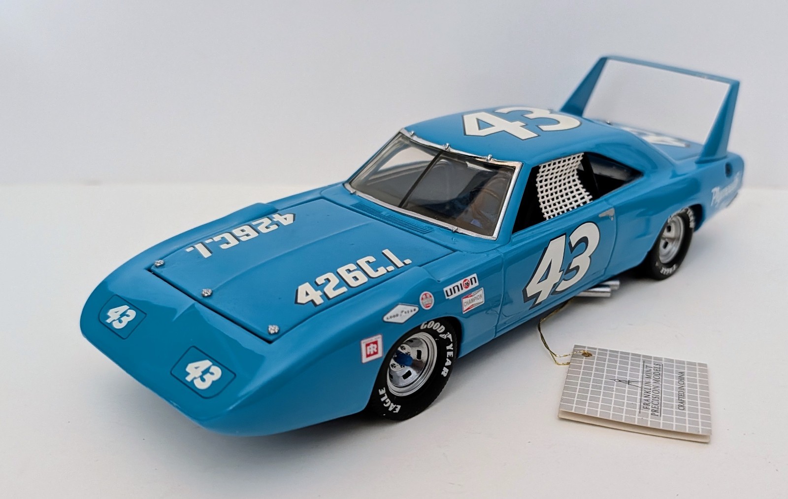 Franklin Mint Richard Petty #43 Plymouth Superbird 1:24 Diecast Precision Model