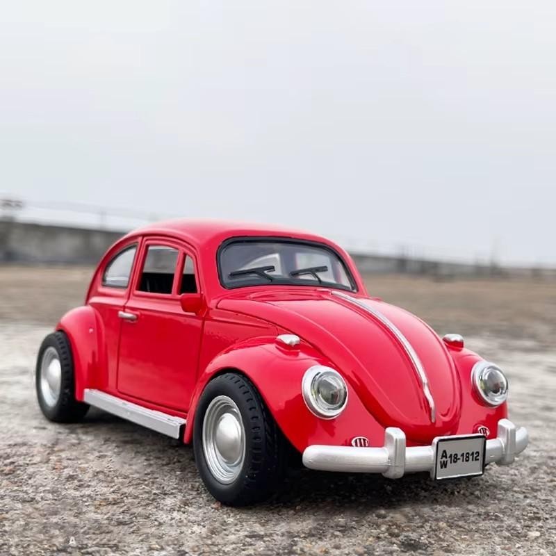 1:18 VOLKSWAGEN Beetle Car Alloy Model Diecast with Sound Light Kids Gift NEW