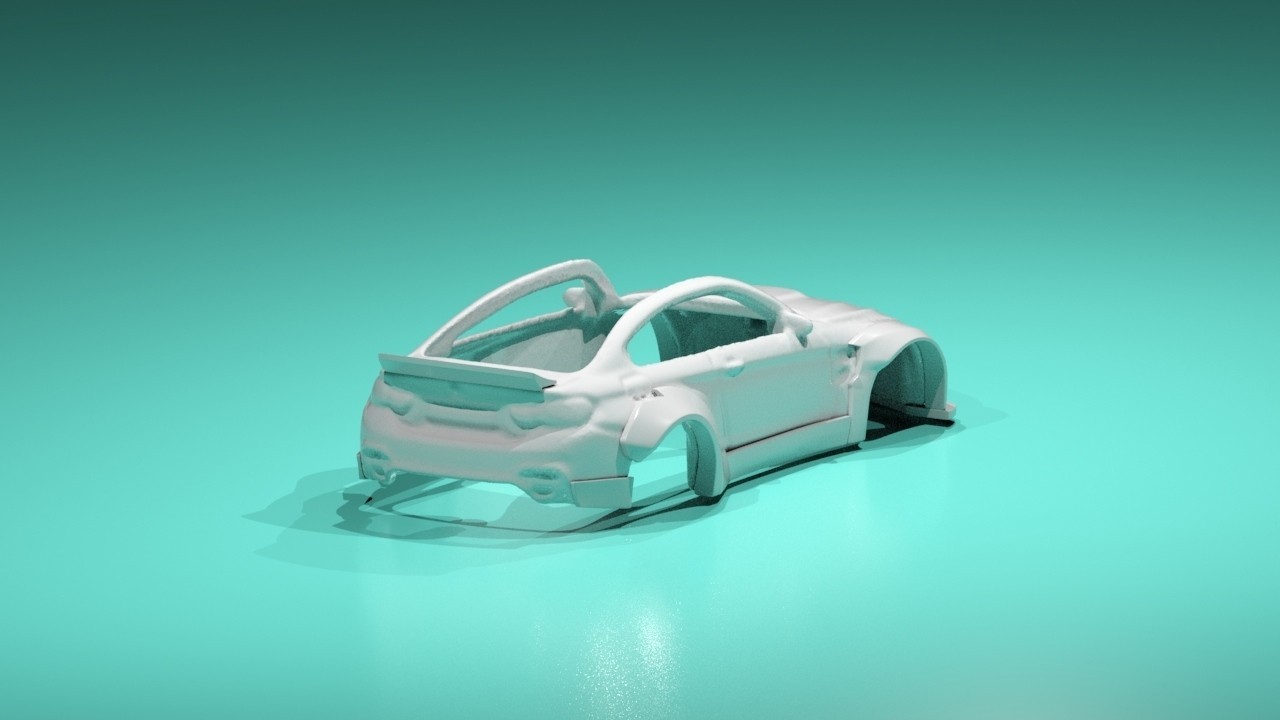 Liberty Walk Style Wide Body Kit for Hot Wheels BMW M4 – Resin – 3d Printed