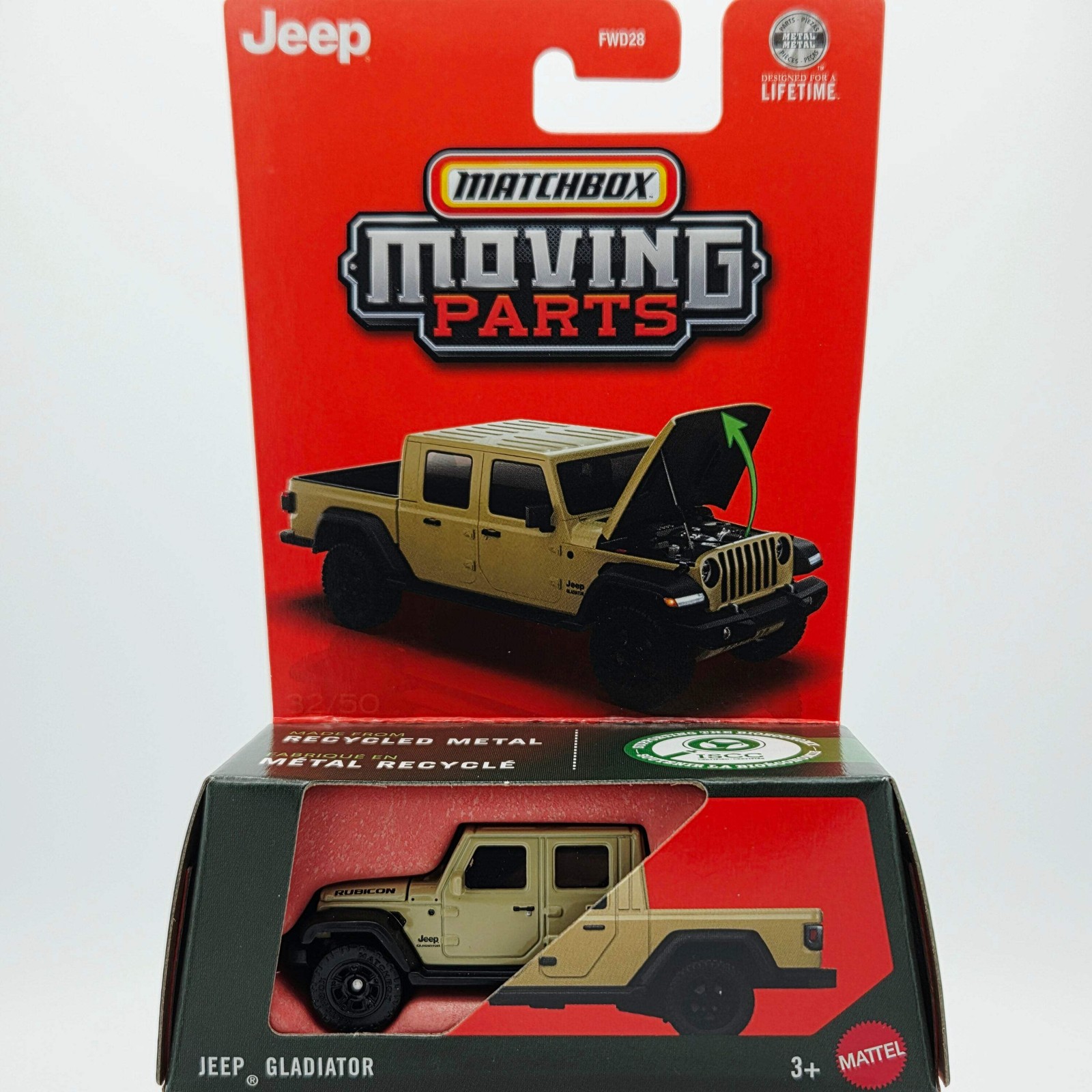 Matchbox Jeep Gladiator Pickup Truck (2026 Moving Parts Mix 4 M)