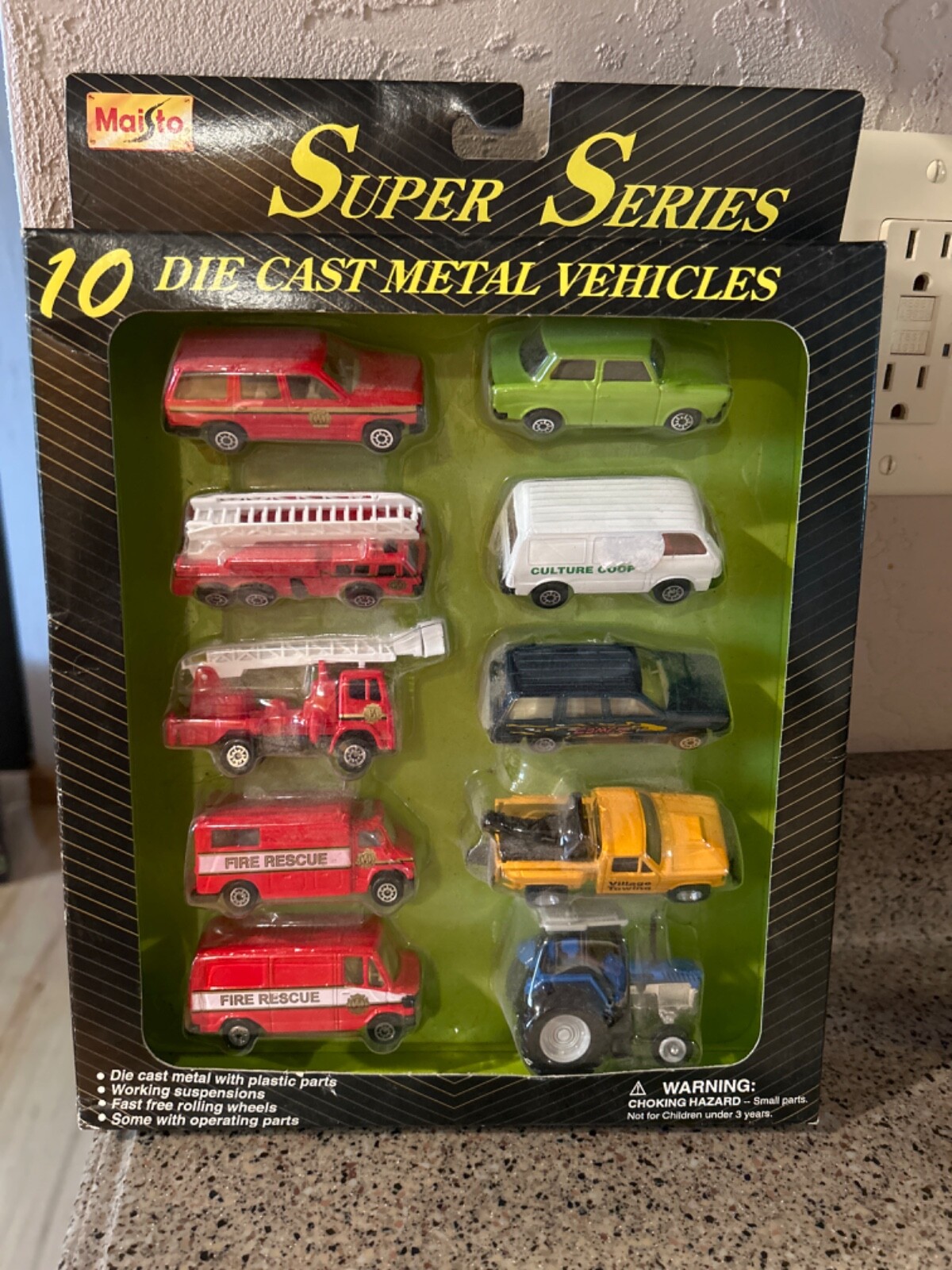 Maisto Die-Cast Vehicle Set Of 10 New/ Sealed