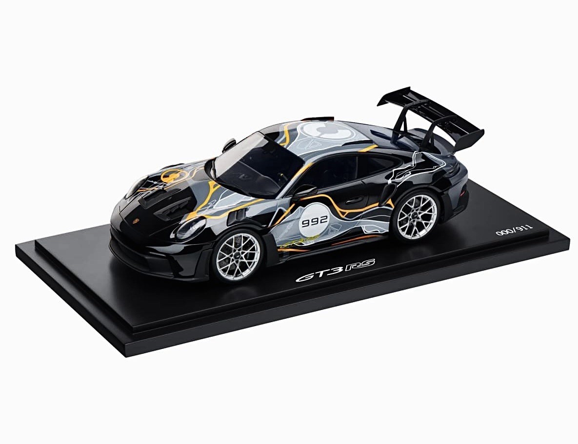 1:18 SPARK PORSCHE 911 GT3 RS 992 BLACK NO BBR D&G MR AMALGAM PEAKO H&H 669/911