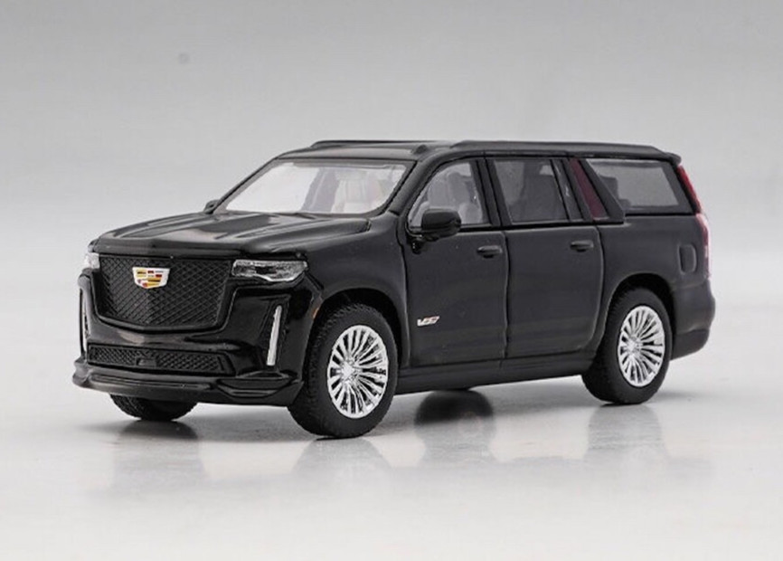 MSD 1/64 CADILLAC ESCALADE ESV Die Cast Truck -WHITE-