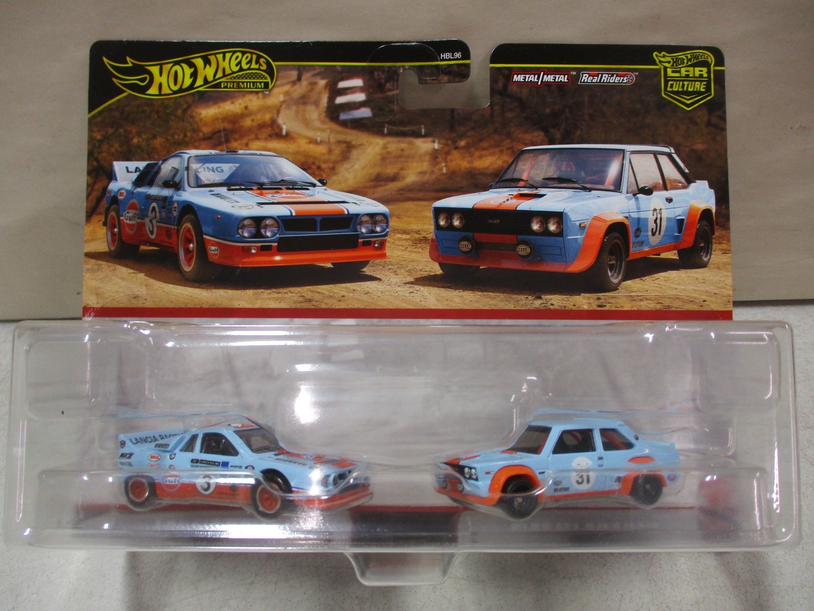 Hot Wheels Premium Car Culture Lancia Rally 037 & Fiat 131 Abarth