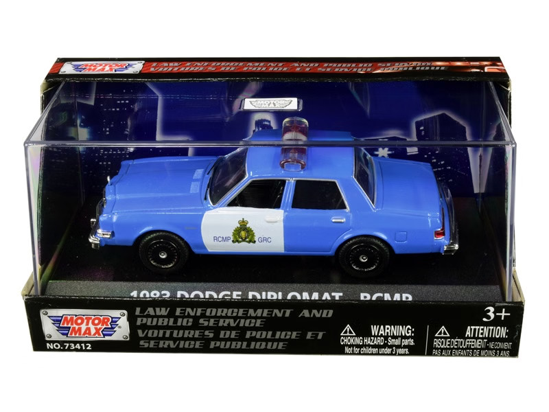 1983 Dodge Diplomat “Royal Canadian Mounted Police” (RCMP) Light Blue and White