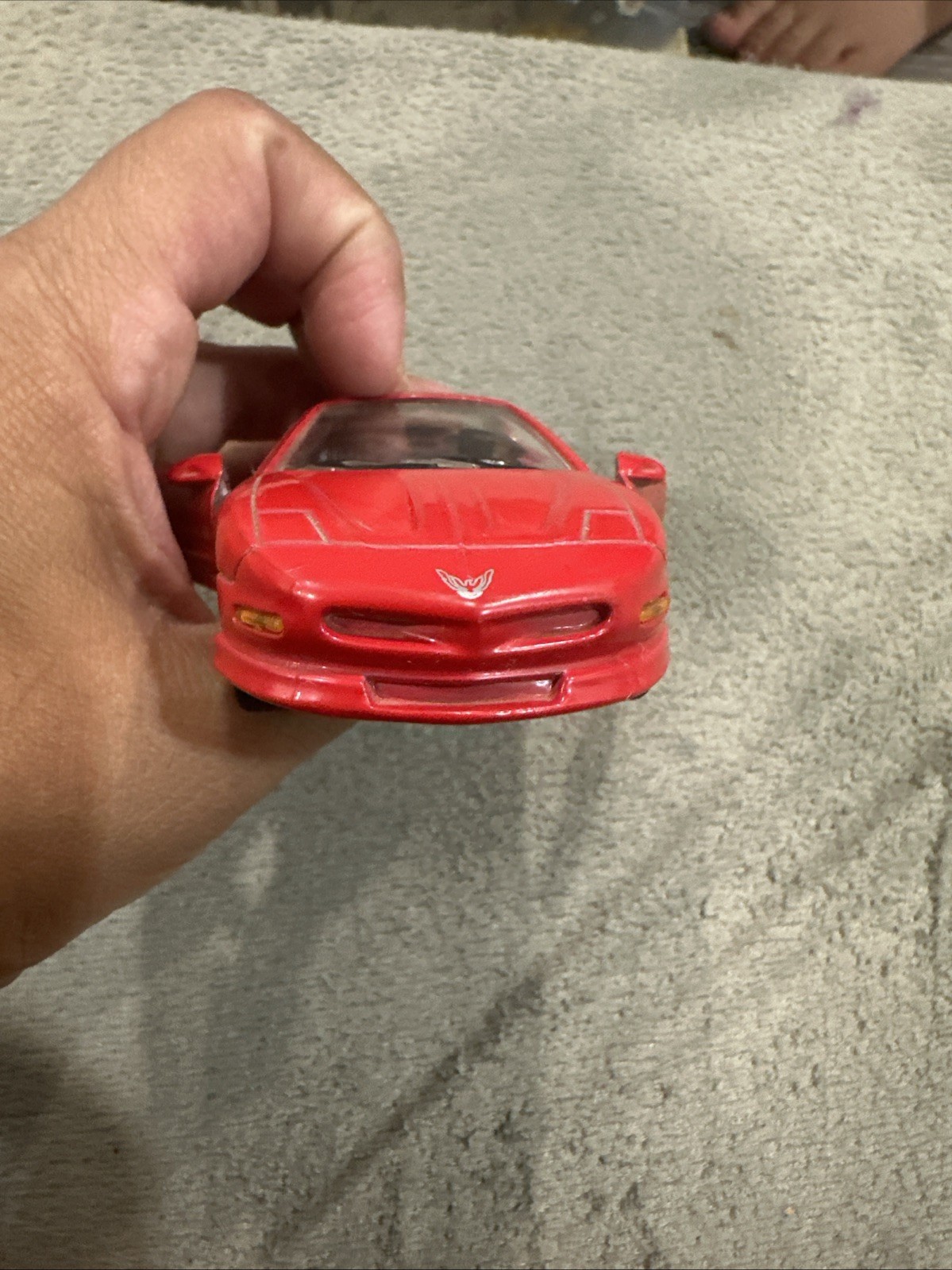 Welly Diecast Pontiac Firebird 1995 Red 1:38 Scale Car Pullback Action