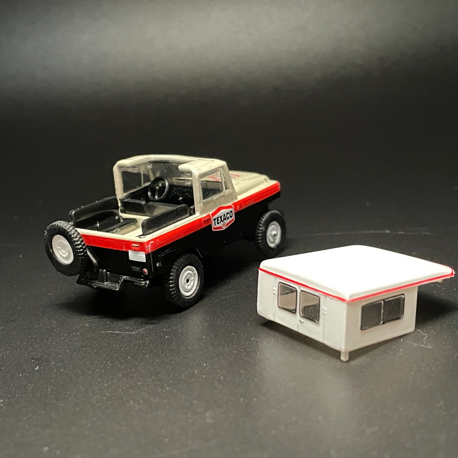 1967 Nissan Patrol Texaco SUV 1/64 Premium Diecast w/ RR’s & Removable Top