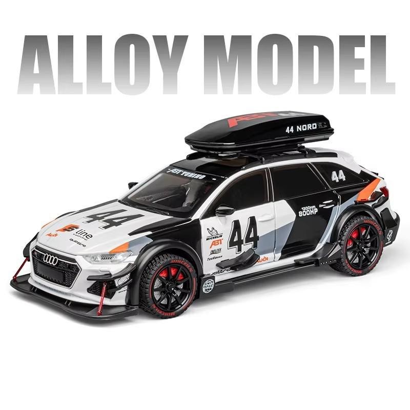 1:24 Audi RS6 Racing Car Diecast Alloy Metal Vehicle Model Collection Gift NEW