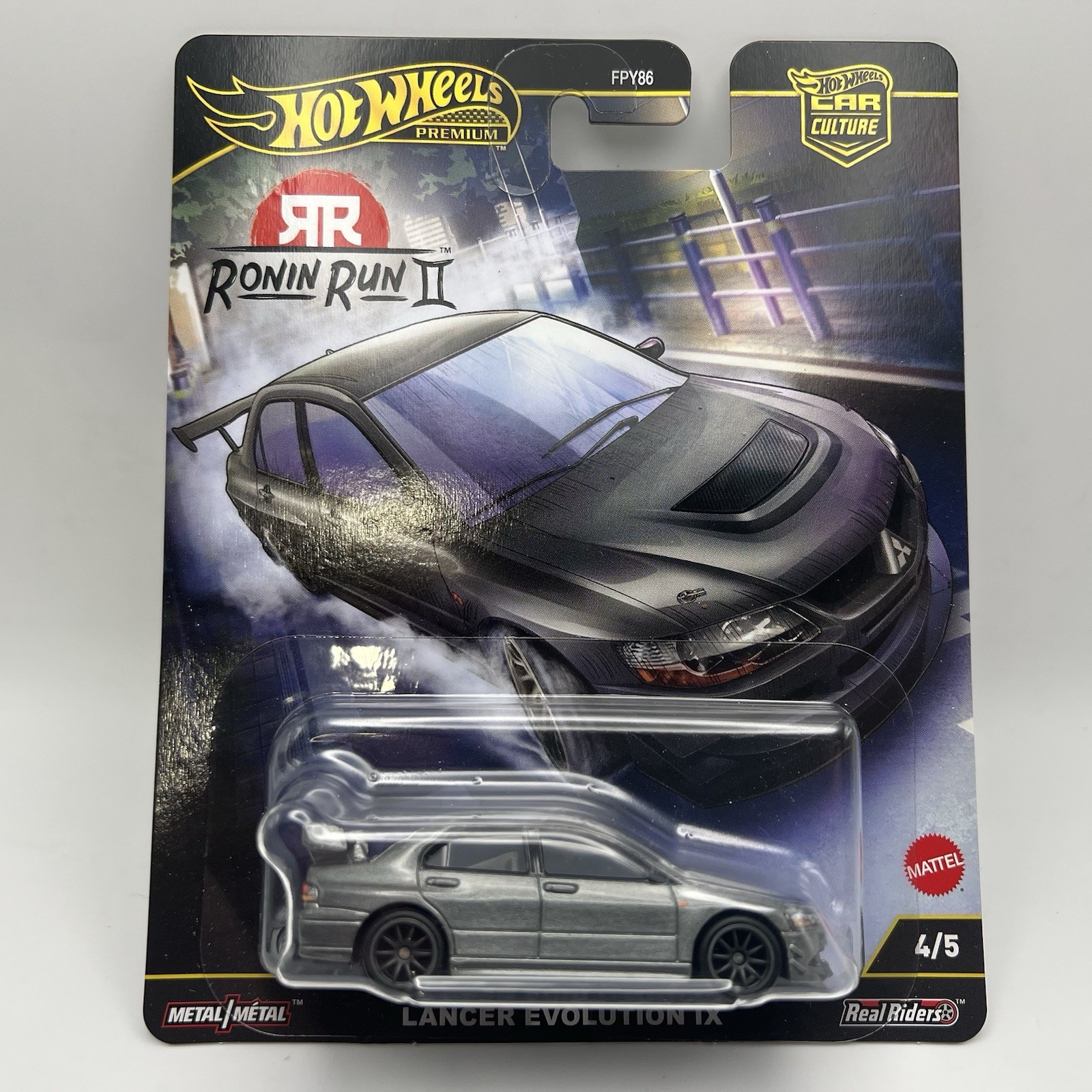 2025 HOT WHEELS PREMIUM CAR CULTURE RONIN RUN 2 MITSUBISHI LANCER EVOLUTION IX