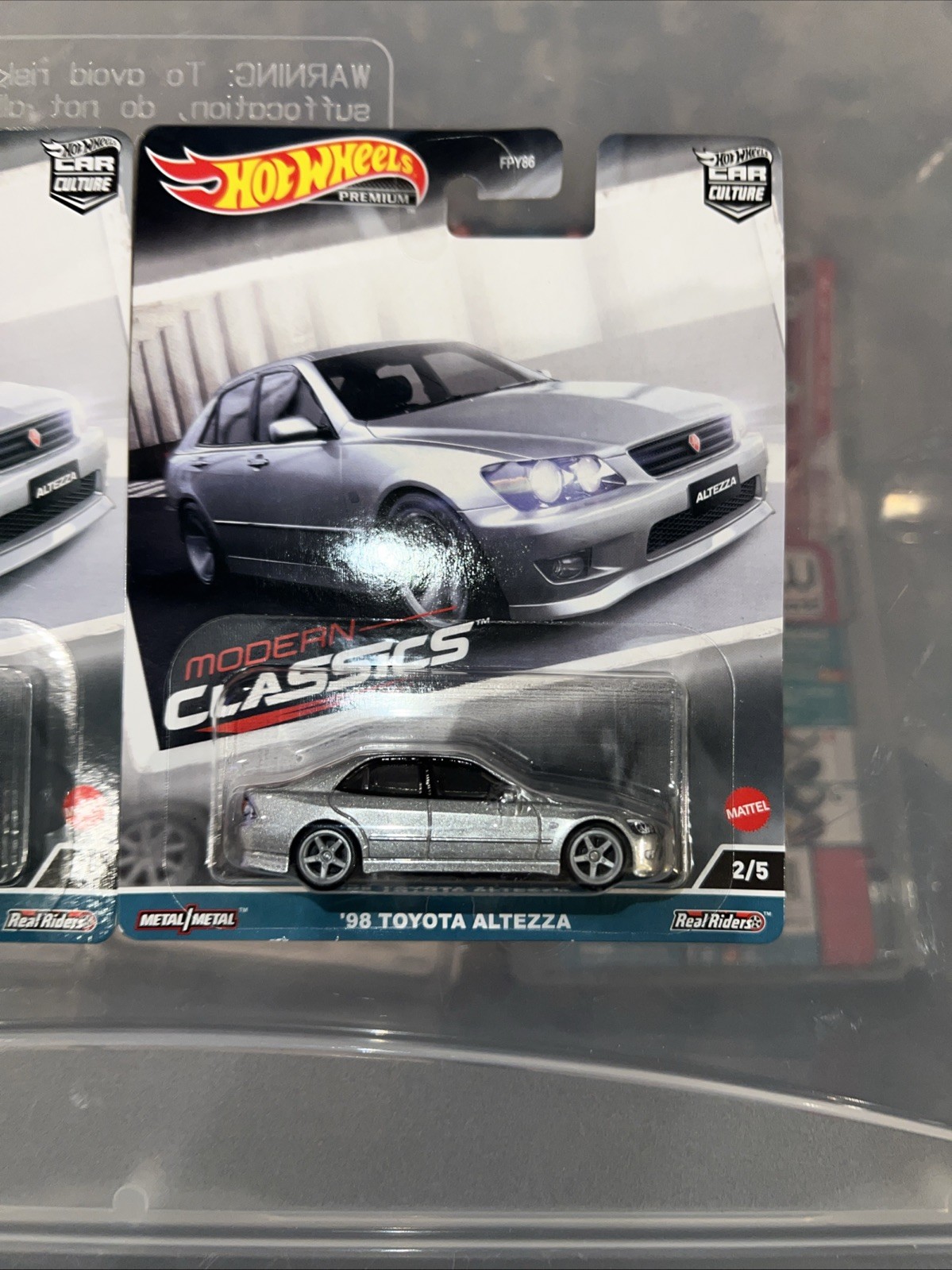 Lot Of 2 Hot Wheels 2024 Premium ‘98 Toyota Altezza Car Culture Modern Classics!