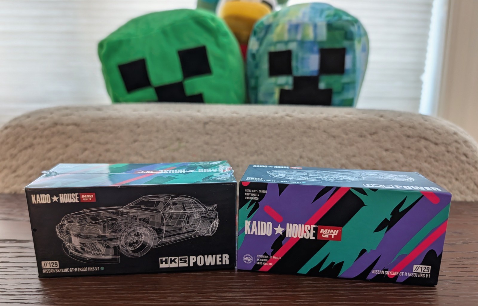 CHASE ! Mini GT x Kaido House 1:64 Nissan GT-R (R33) HKS V1 KHMG129 + SEALED