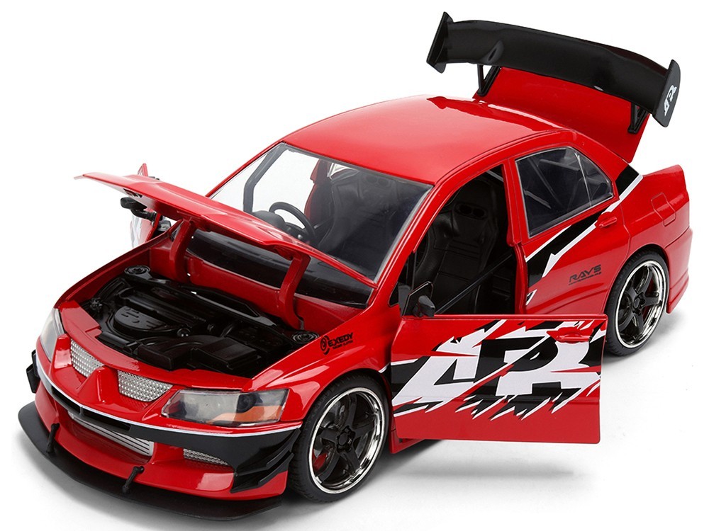 SEAN’S MITSUBISHI LANCER EVO IX RED “FAST & FURIOUS 25 YEARS” 1/24 BY JADA 36208