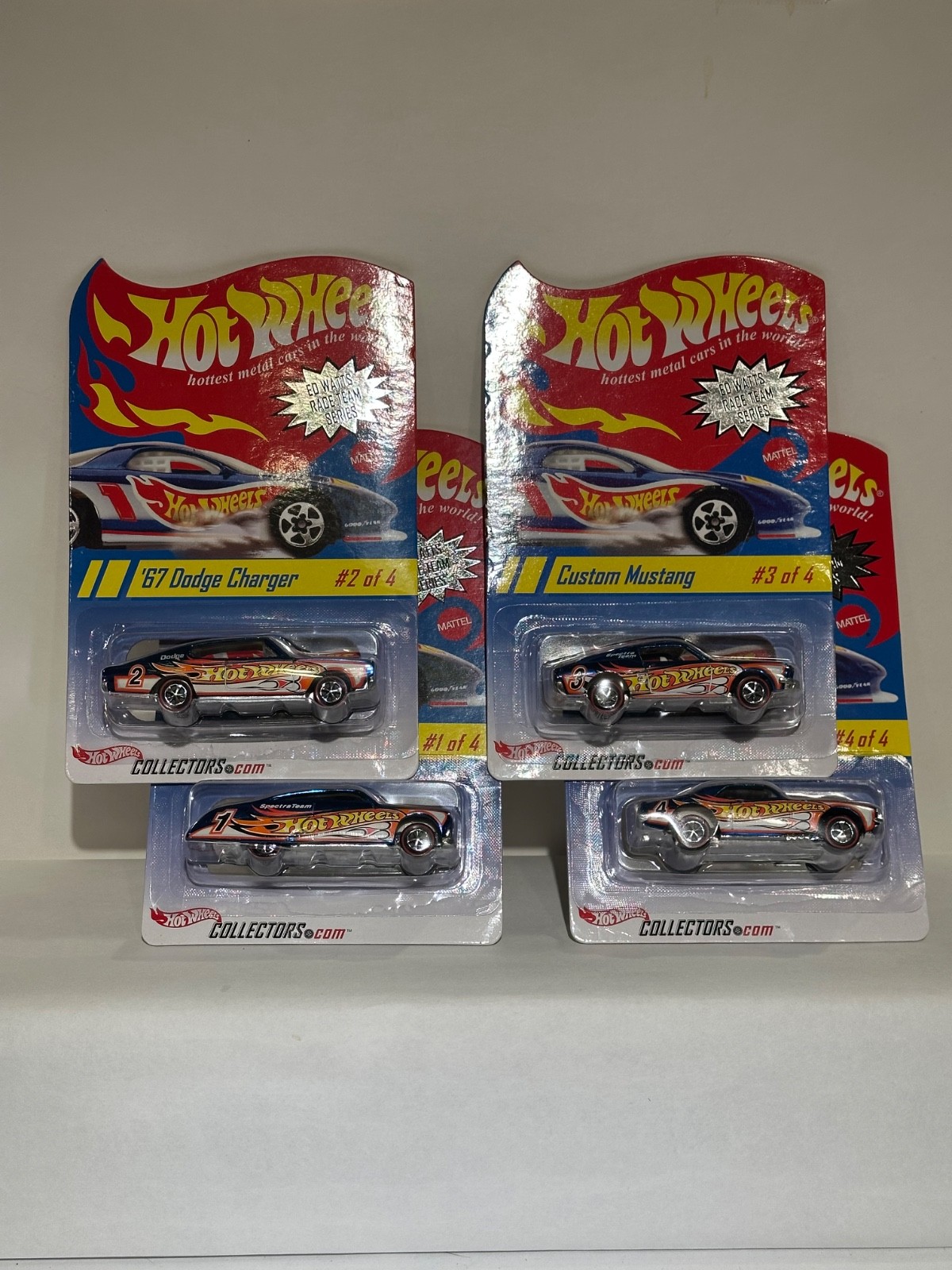 HOT WHEELS RLC ED WATTS RACE TEAM SERIES SET OF 4, 995/2500 READ DESCRIPTION