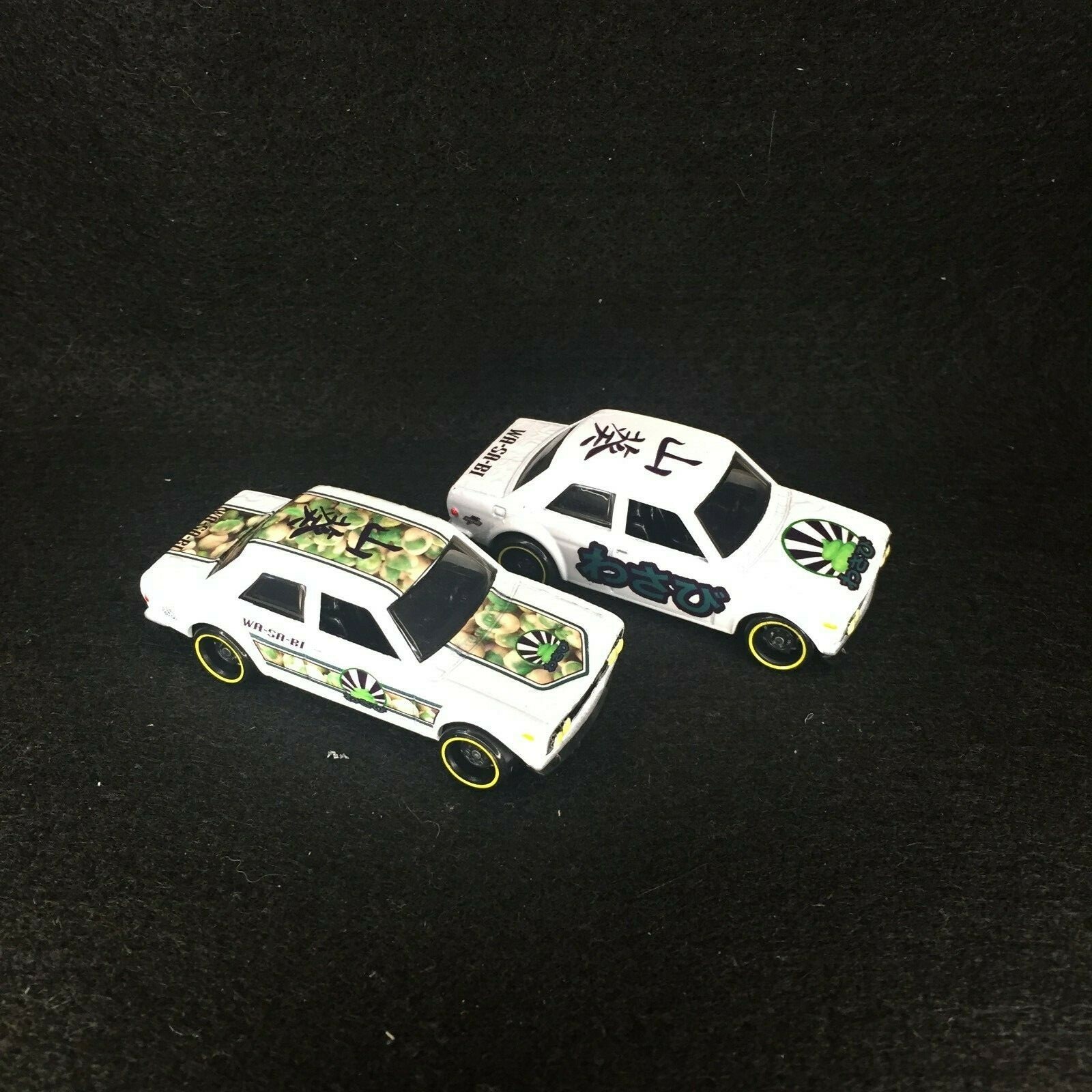 Clear 1:64 Waterslide Decal Diecast for Hot Wheels 71 Datsun 510 Green Wasabi