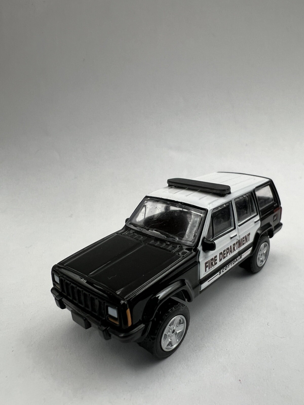 2 Pack 1/64 NForce Black Top Lightbar For Greenlight Police Fire Ambulance