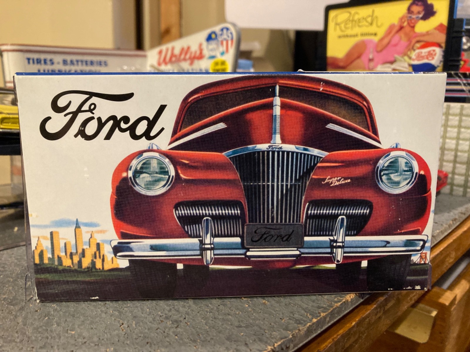 Custom 1 of a Kind 1941 Hot Rod Ford Two Door Sedan, 1/43 Scale, in Original Box