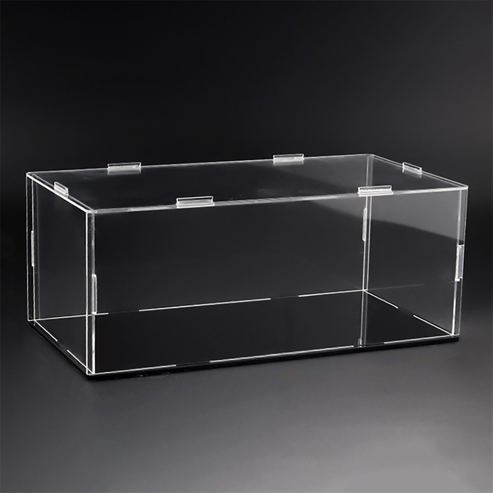 Acrylic Model Car Display Case 1:24 Display Box for Vehicle Dustproof Showcase