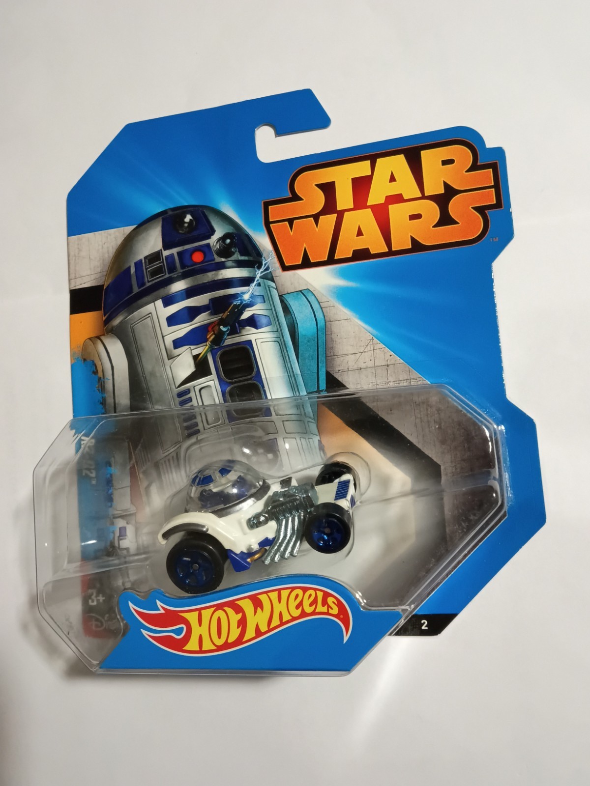 2015 Hot Wheels Star Wars R2-D2 Character Car W/Minor Wear Around The Edges
