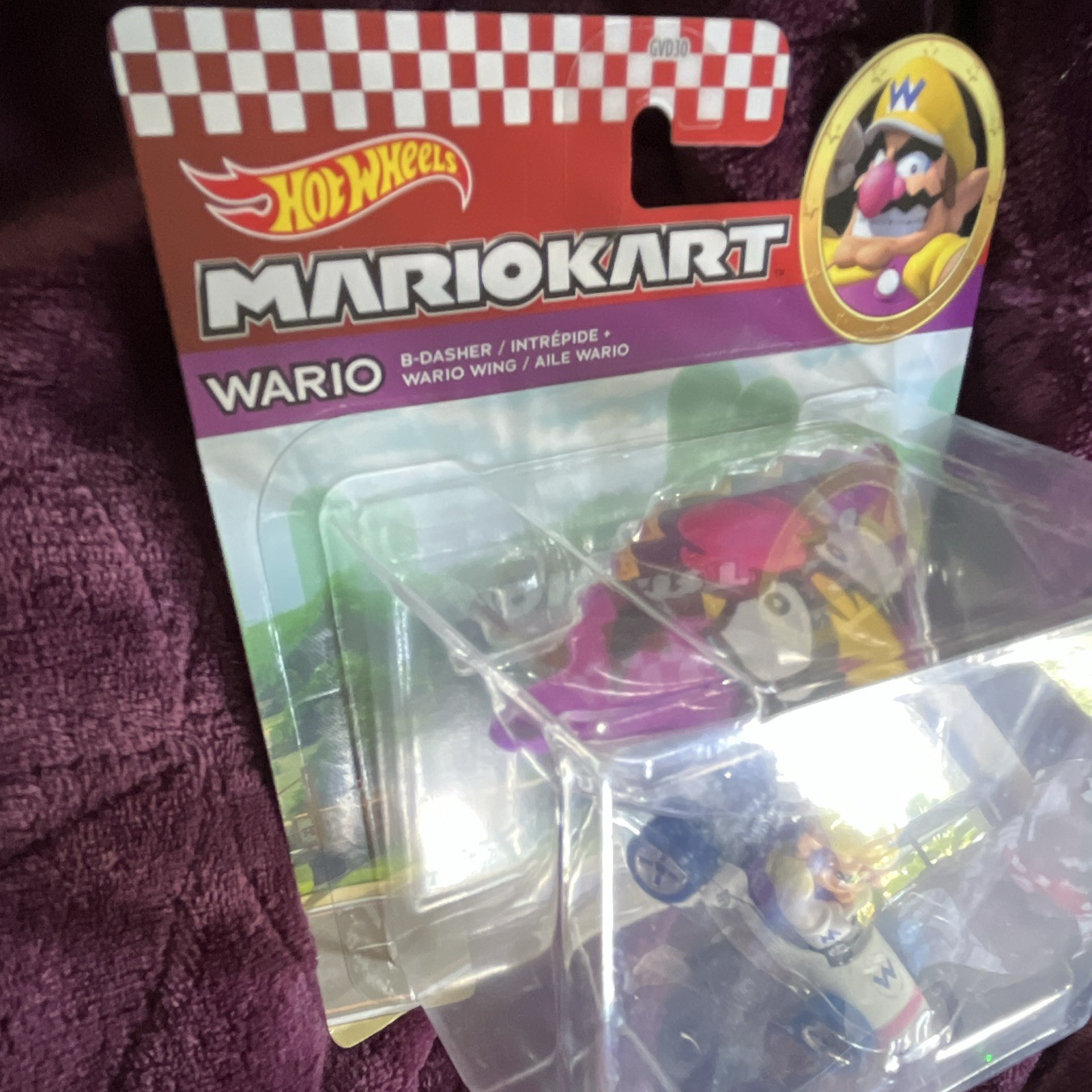 Hot Wheels Mario Kart Wario 1:64 Diecast Car Vehicle Unopened Box