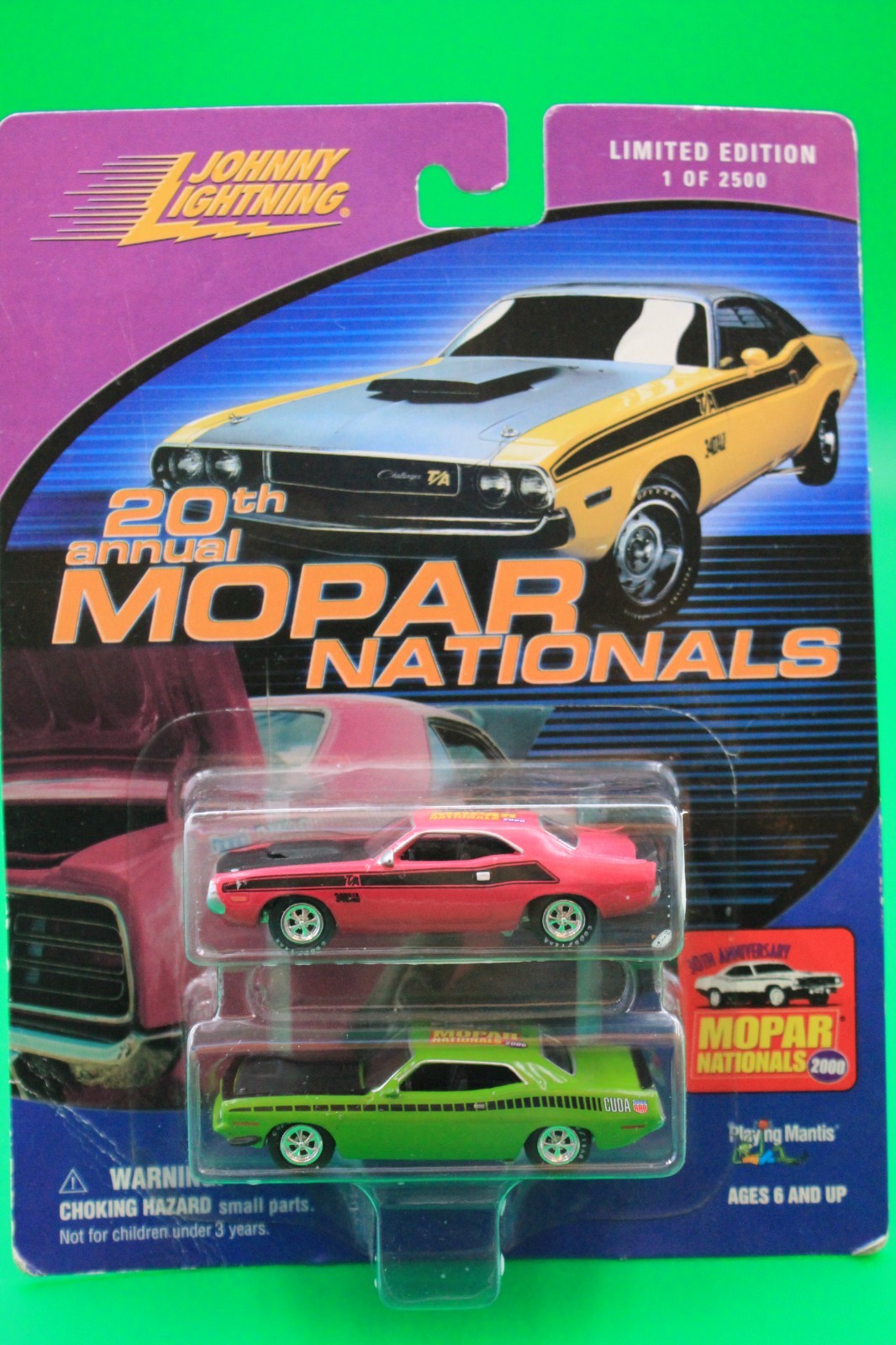 Johnny Lightning 20th Annual Mopar 2 Pack Of Cars New