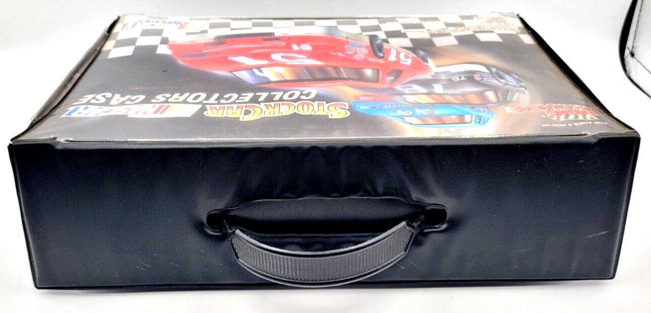 1990 Racing Champions NASCAR Stock Car Collectors Case With 24 Cars And Cards