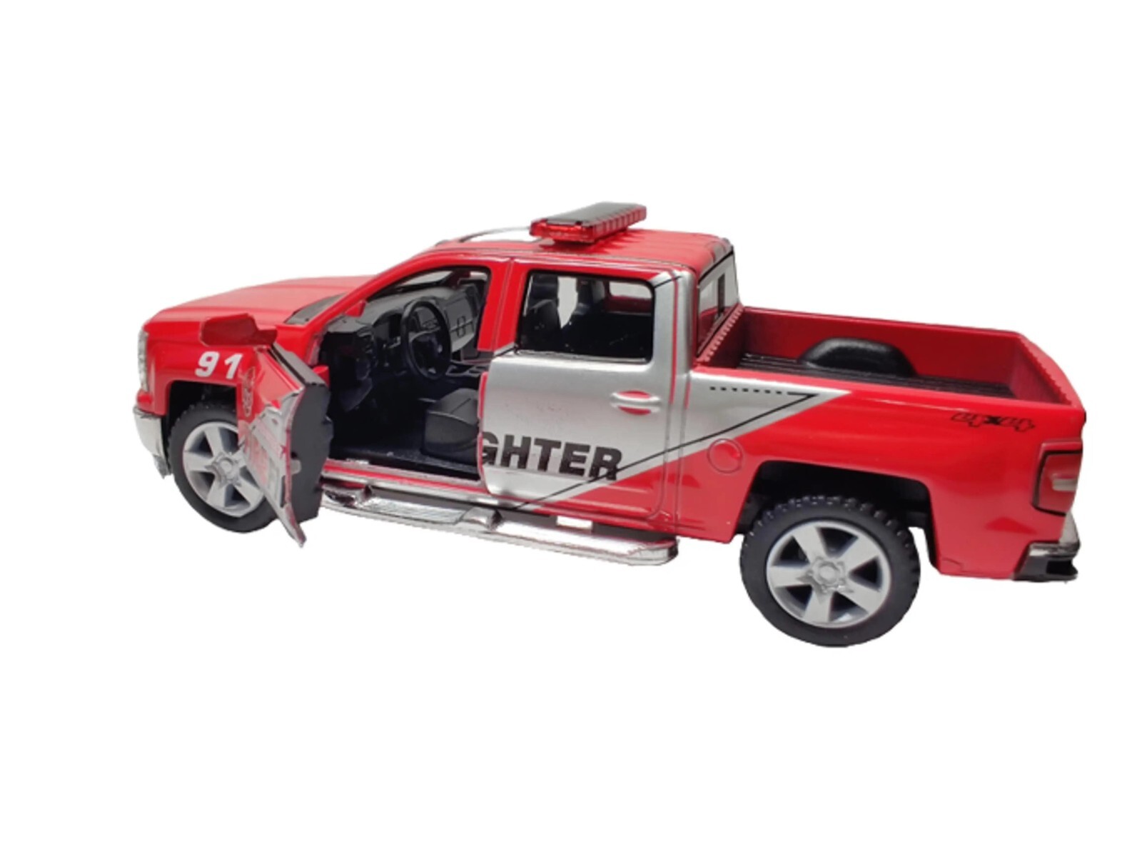 KINSMART 1:46 scale 2014 CHEVROLET SILVERRADO fire fighter diecast model toy car