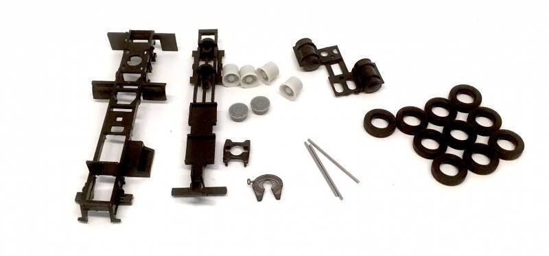 HO 1:87 Promotex # 5485 Long Conventional KW/Pete/GMC Chassis KIT 3-1/2″ long