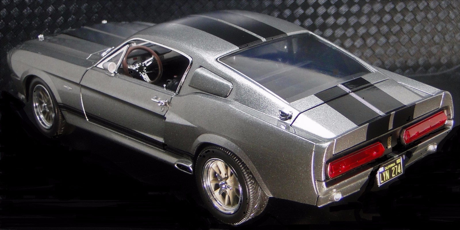 Ford Mustang Classic Custom Built Metal Model 1 18 Hot Rod 12 Race Car GT 24