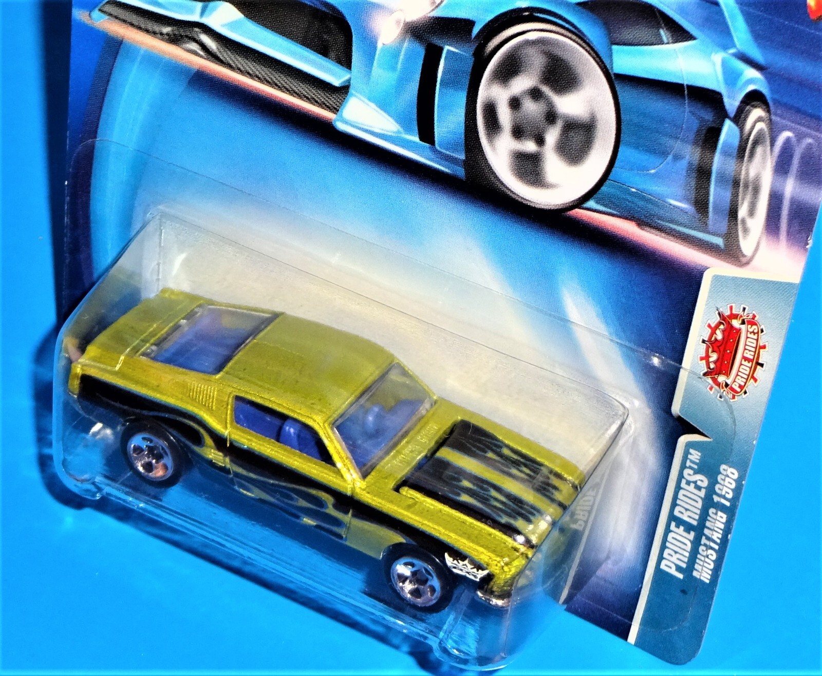 Hot Wheels 2004 Pride Rides #165 Mustang 1968 Anitifreeze w/ 5SPs Opening Hood