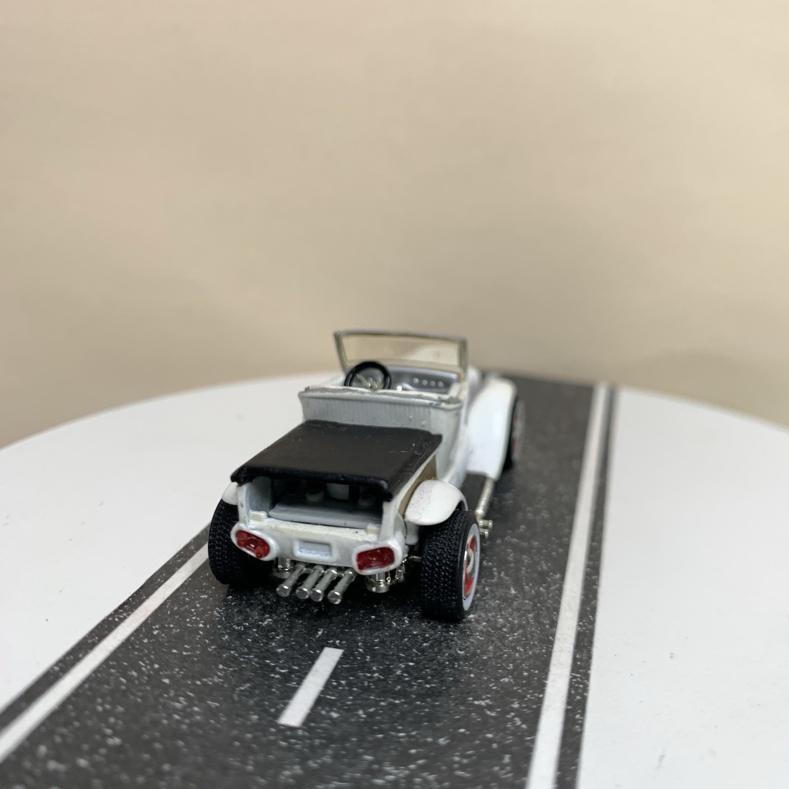 CUSTOM Hot Wheels 100% Ala Kart 1929 Ford Pickup Roadster White Chopped 1:64