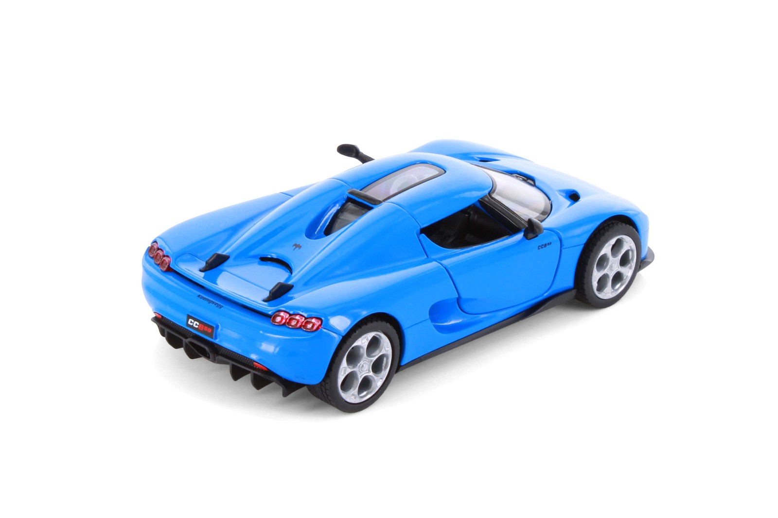 Koenigsegg CC850, Blue – Kinsmart 5485D – 1/34 Scale Diecast Model Toy Car