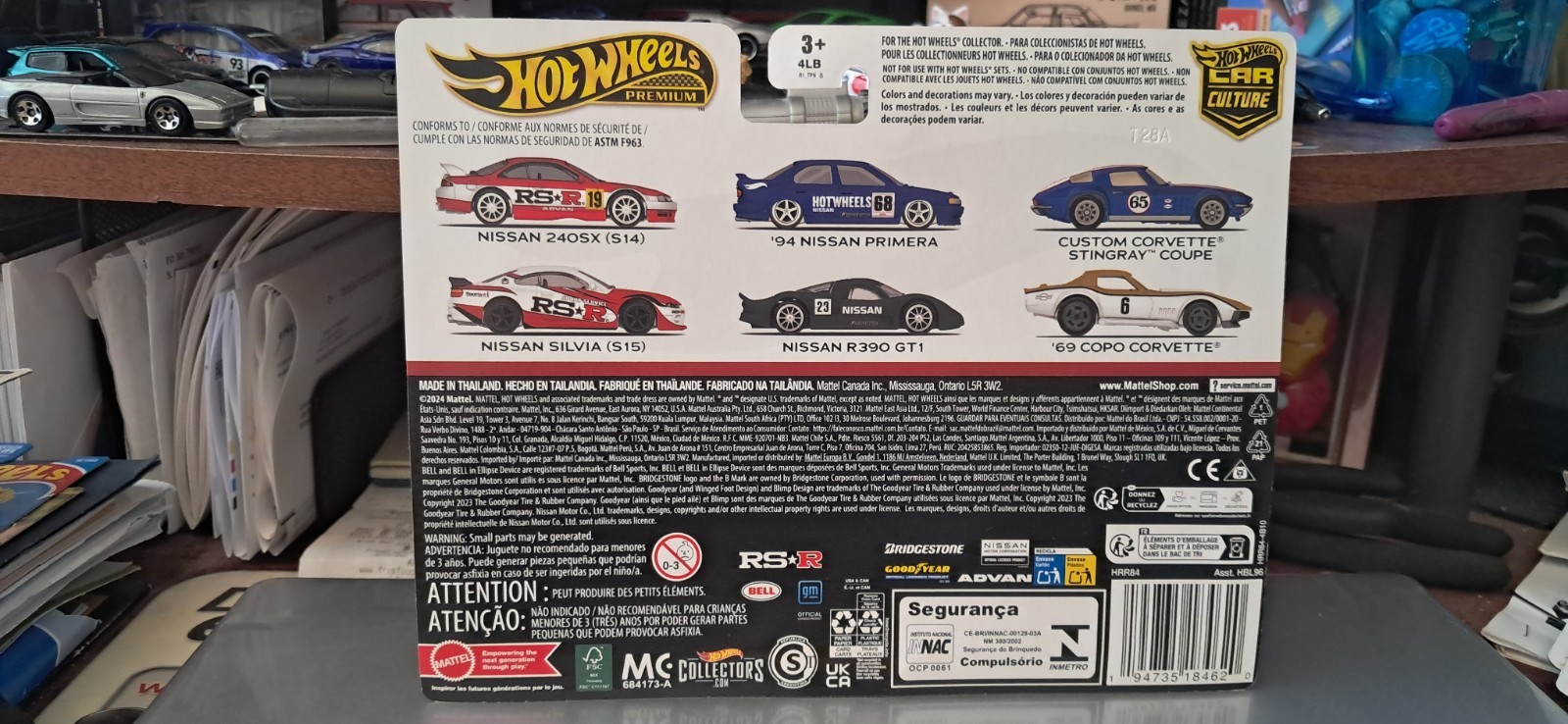 Hot Wheels Car Culture 2-Pack Nissan 240SX (S14) & Silvia (S15) RS*R ADVAN