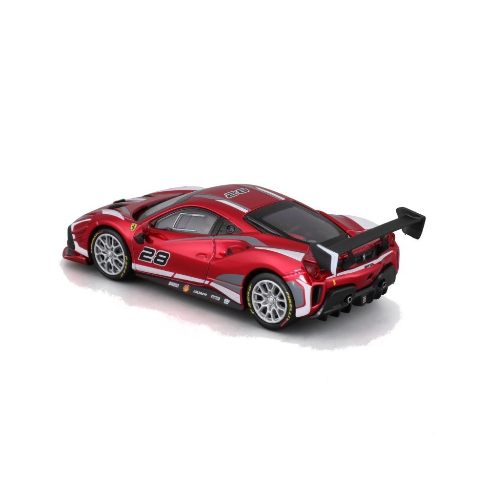 BBURAGO 2020 FERRARI 488 challenge EVO #28 FERRARI RACING 1:43 SCALE