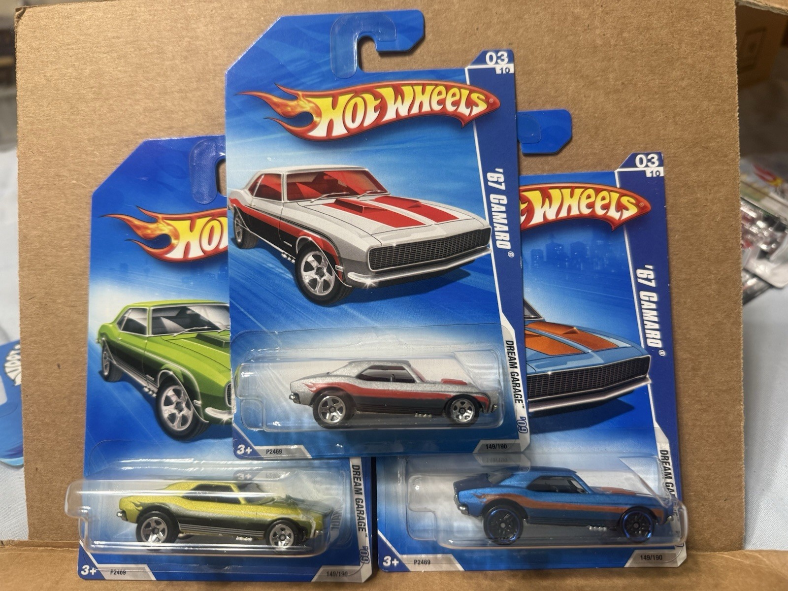Hot Wheels 67 Camaro Kmart Color Exclusive Plus 2 Others
