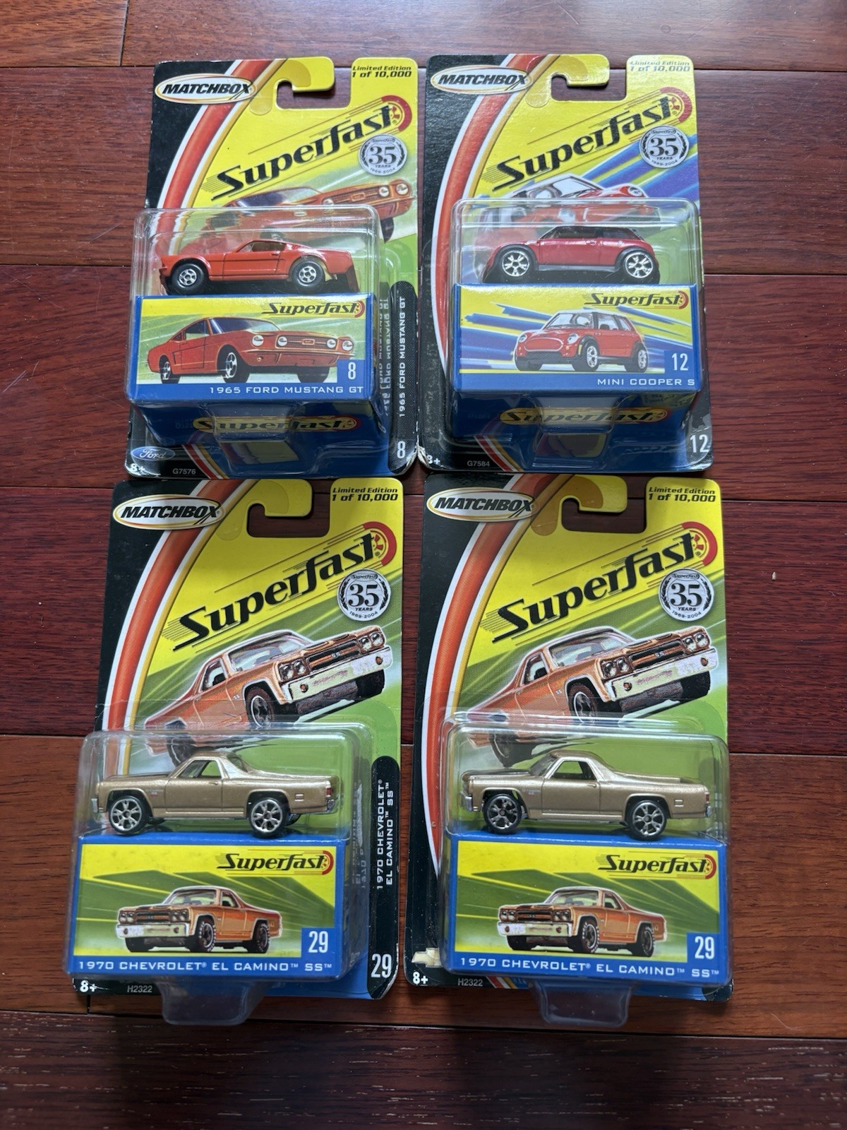 Lot of 32 Superfast 35th Anniversary Matchbox Cars New in Box