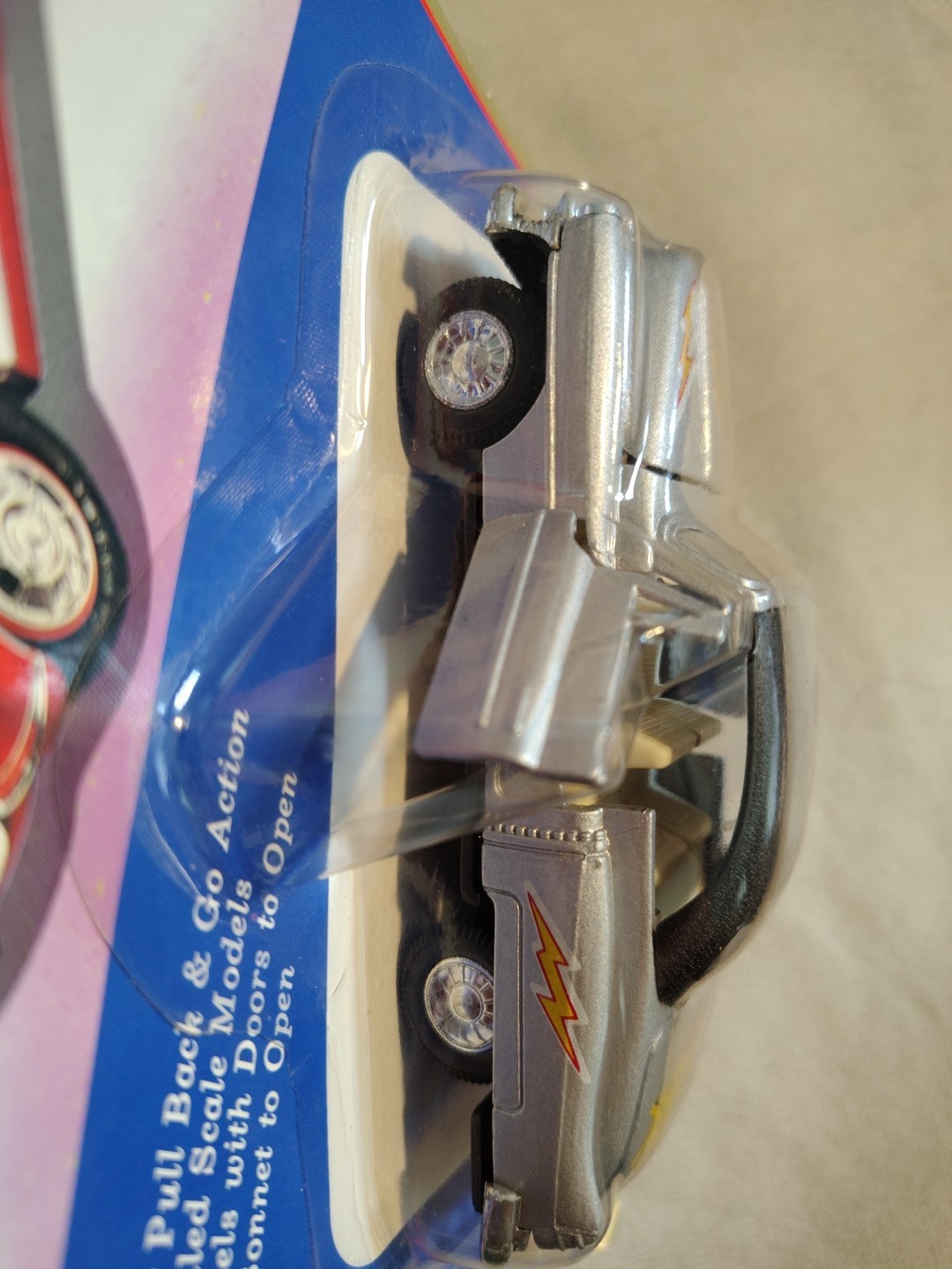 WELLY FABULOUS FIFTIES Pull Back and Go Action Die Cast Car #9010B 1:38 Scale
