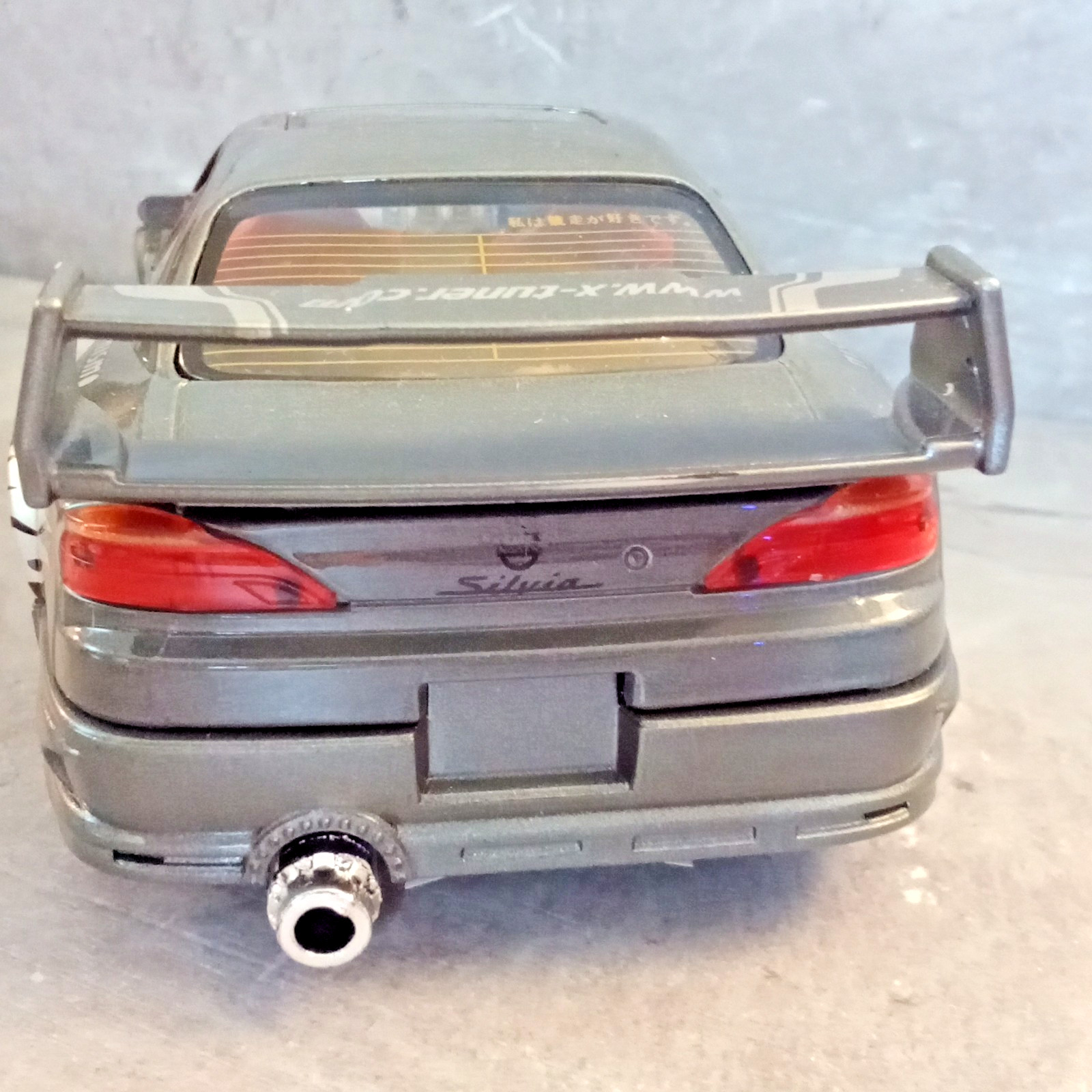 Nissan Silvia S15 1:24 Silver Hard Top w/ Sunroof & Lights Diecast Boley Xtuner