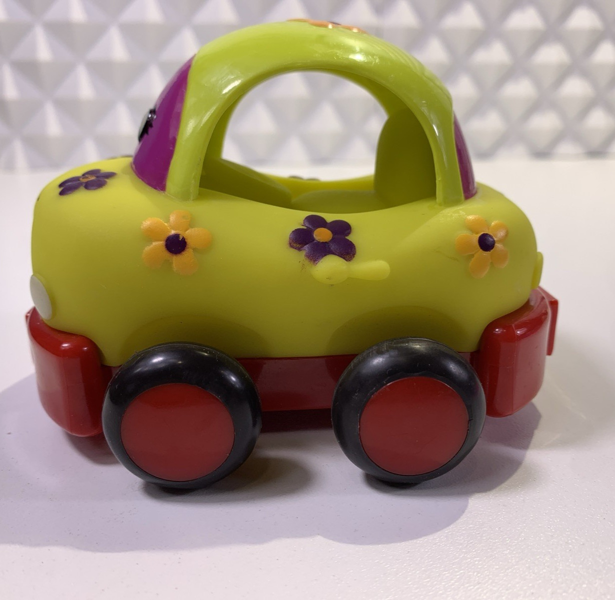 3 BATTAT Parents Pull Back and Go Cars Soft Vinyl