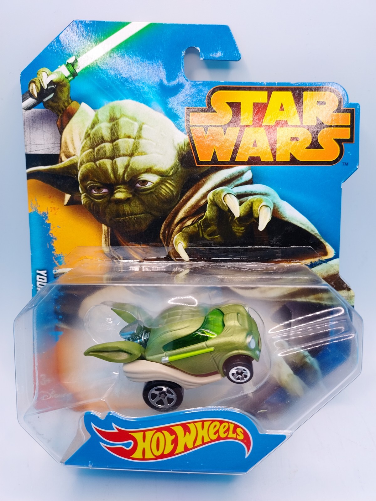 Hot Wheels Star Wars Yoda Cgw40-0910 Hotwheels Jedi New In Package 2014