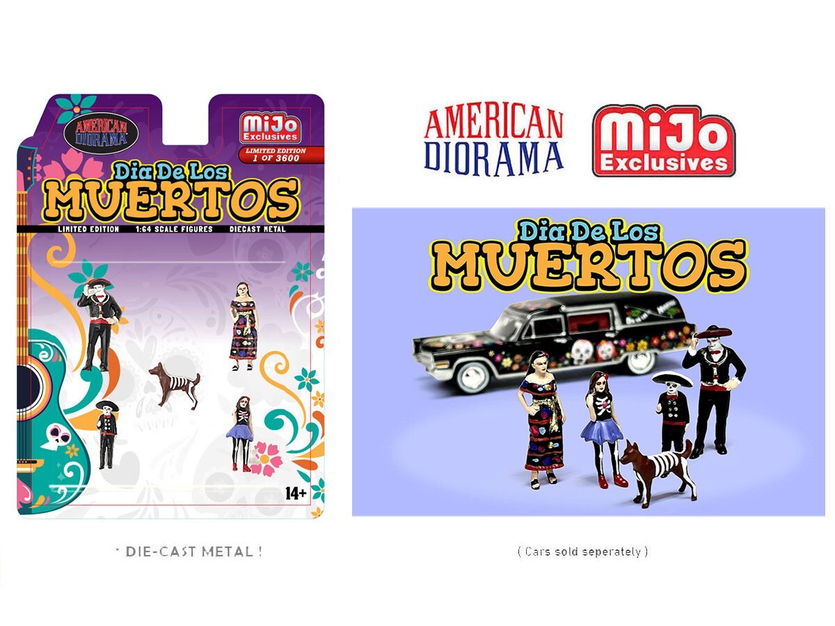 1/64 American Diorama 5 pc. Dia De Los Muertos Figure Set – MiJo exclusive