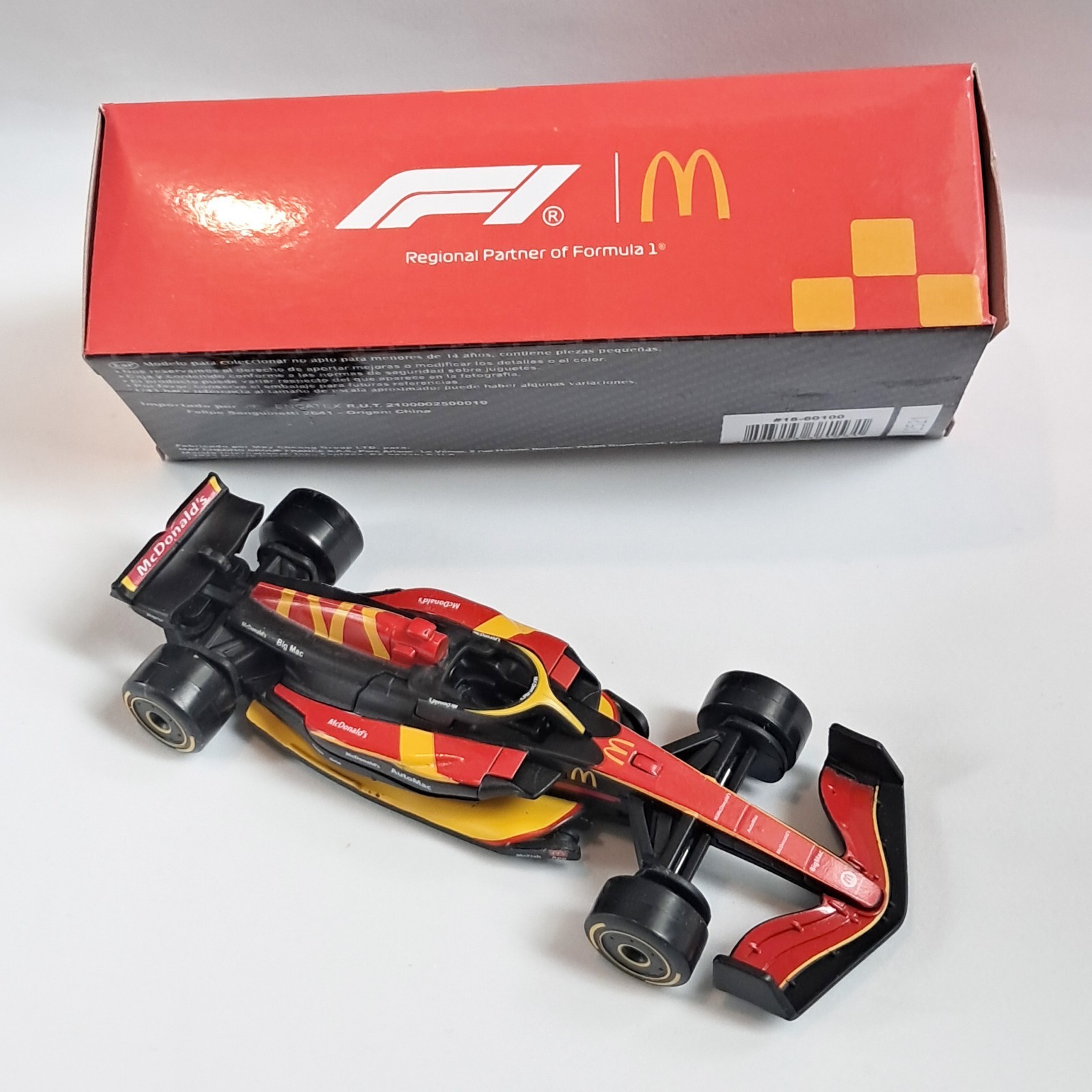 2025 Mcdonald’s F1 Move Formula 1 Diecast Replica Car 1:43