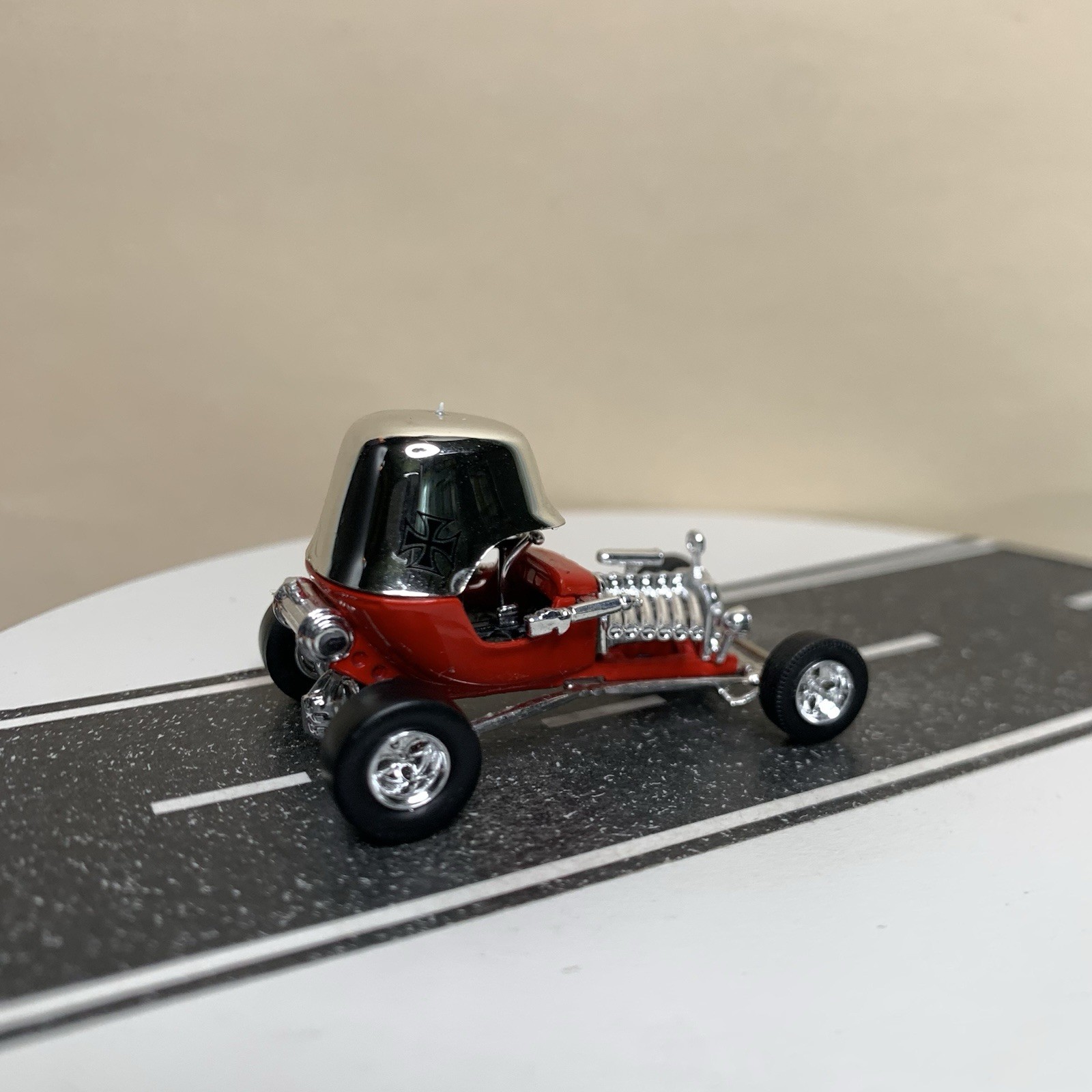 Hot Wheels 100% Collectibles Psychedelic Relics Series Red Baron Hot Rod 1:64 NM