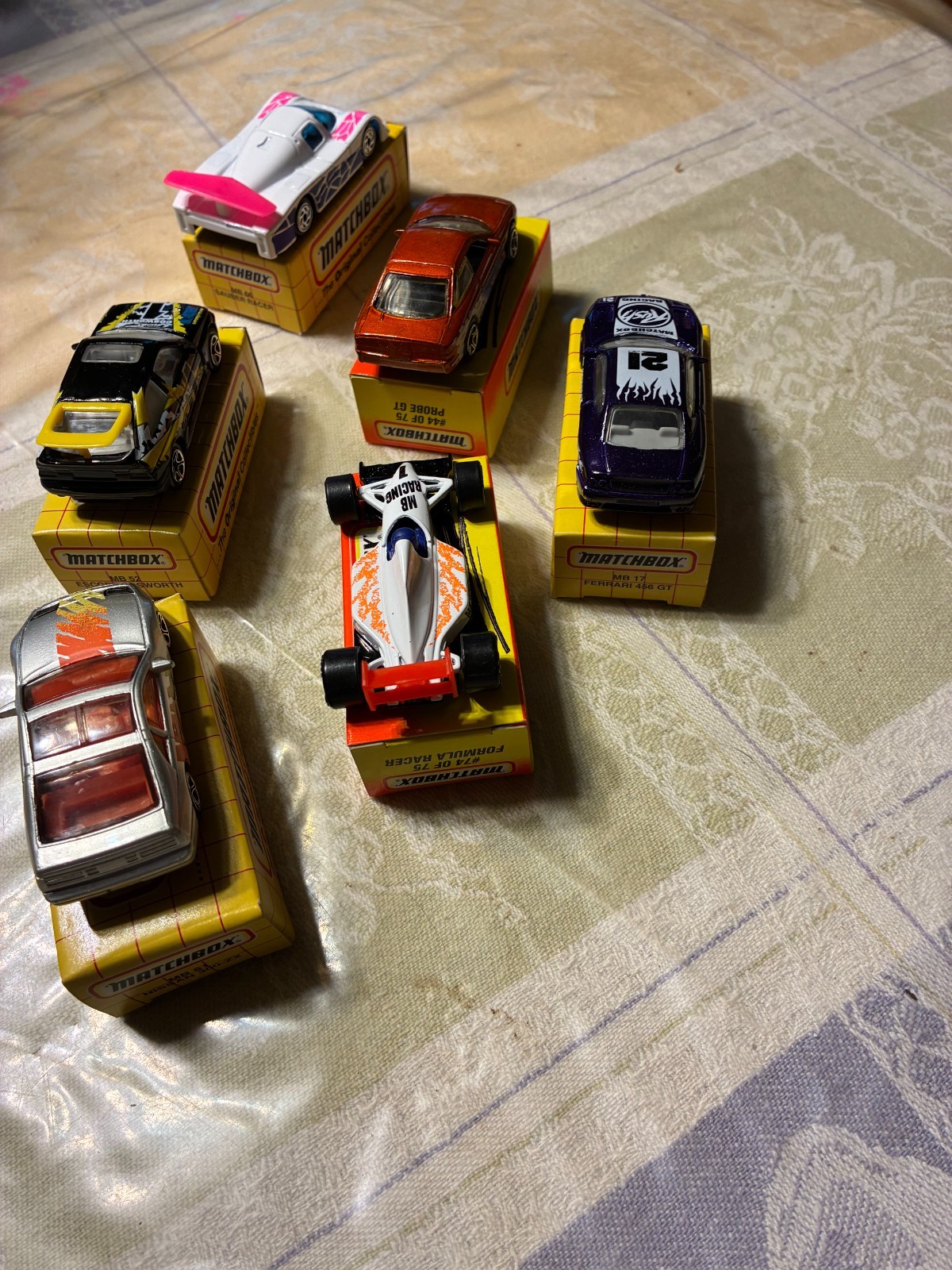6 RARE VINTAGE MATCHBOX CARS, BRAND NEW IN BOXES, MINT, BEAUTIFUL! MORE! READ!