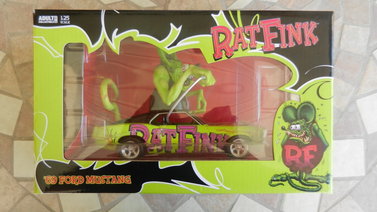 LIMITED EDITION MATCO TOOLS RAT FINK DIE CAST 1:24 SCALE 1969 FORD MUSTANG