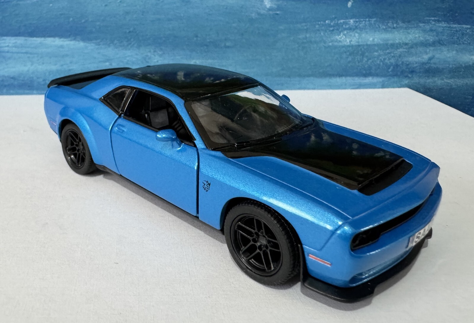 Dodge Challenger SRT Demon 170 Any Name Plate – 1:40 boy Toy Car Gift w/Sleeve