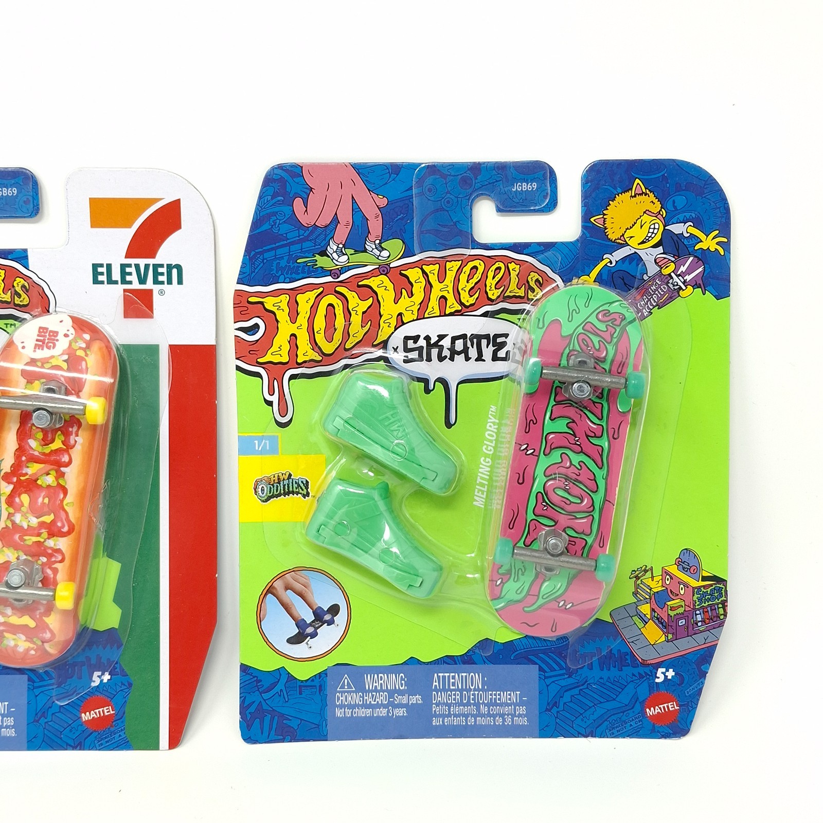 Hot Wheels Skate Tony Hawk Fingerboard Lot of 3 Skateboards 7-11 – New