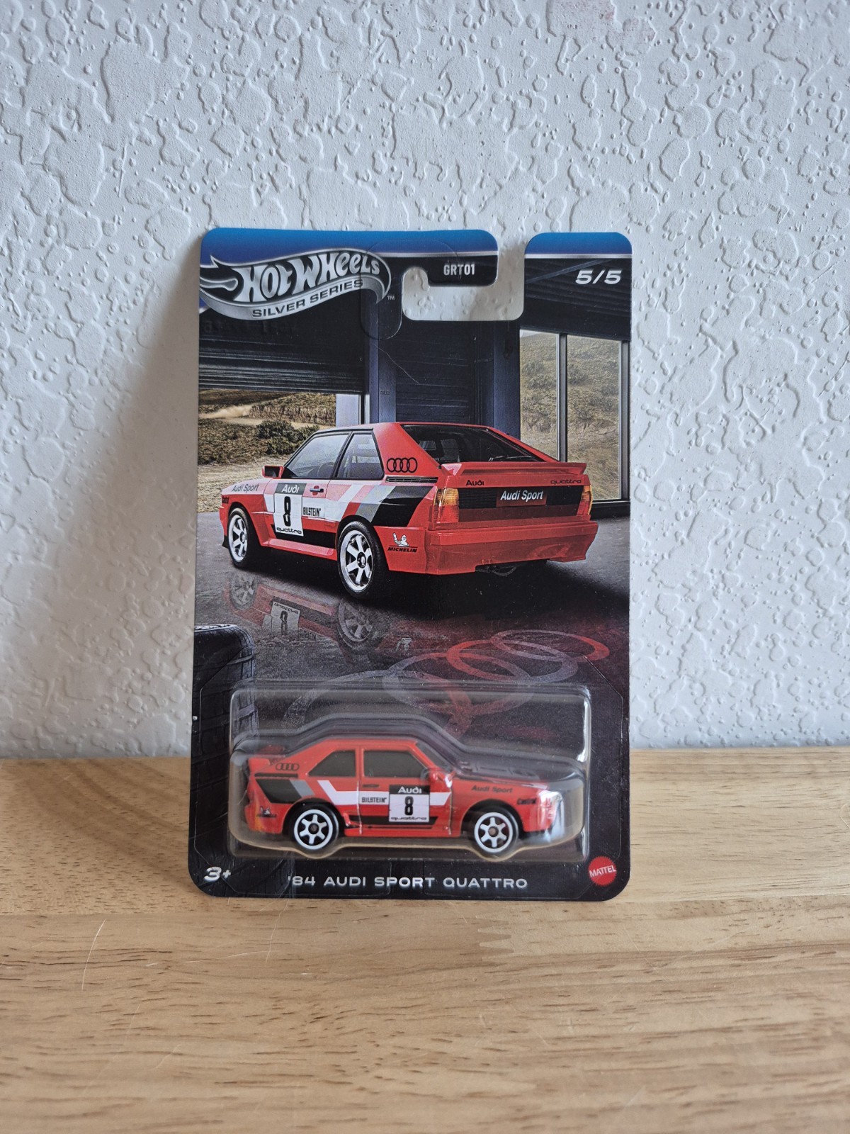 Hot Wheels Silver Series ’84 Audi Sport quattro 1:64 Diecast Red GRT01 5/5 CHASE