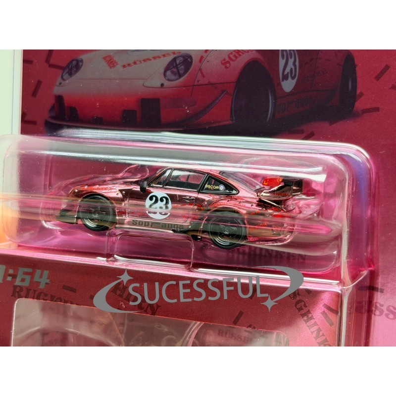 1:64 RWB 993 HEC Beijing Expo Electroplated Secret Chase Diecast Model