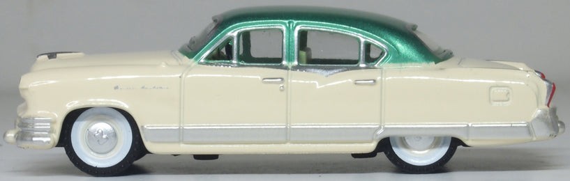 NEW RELEASE OXFORD Diecast 1/87 1953 Kaiser Manhattan 4dr. 87KM53001 Ivory/Grn