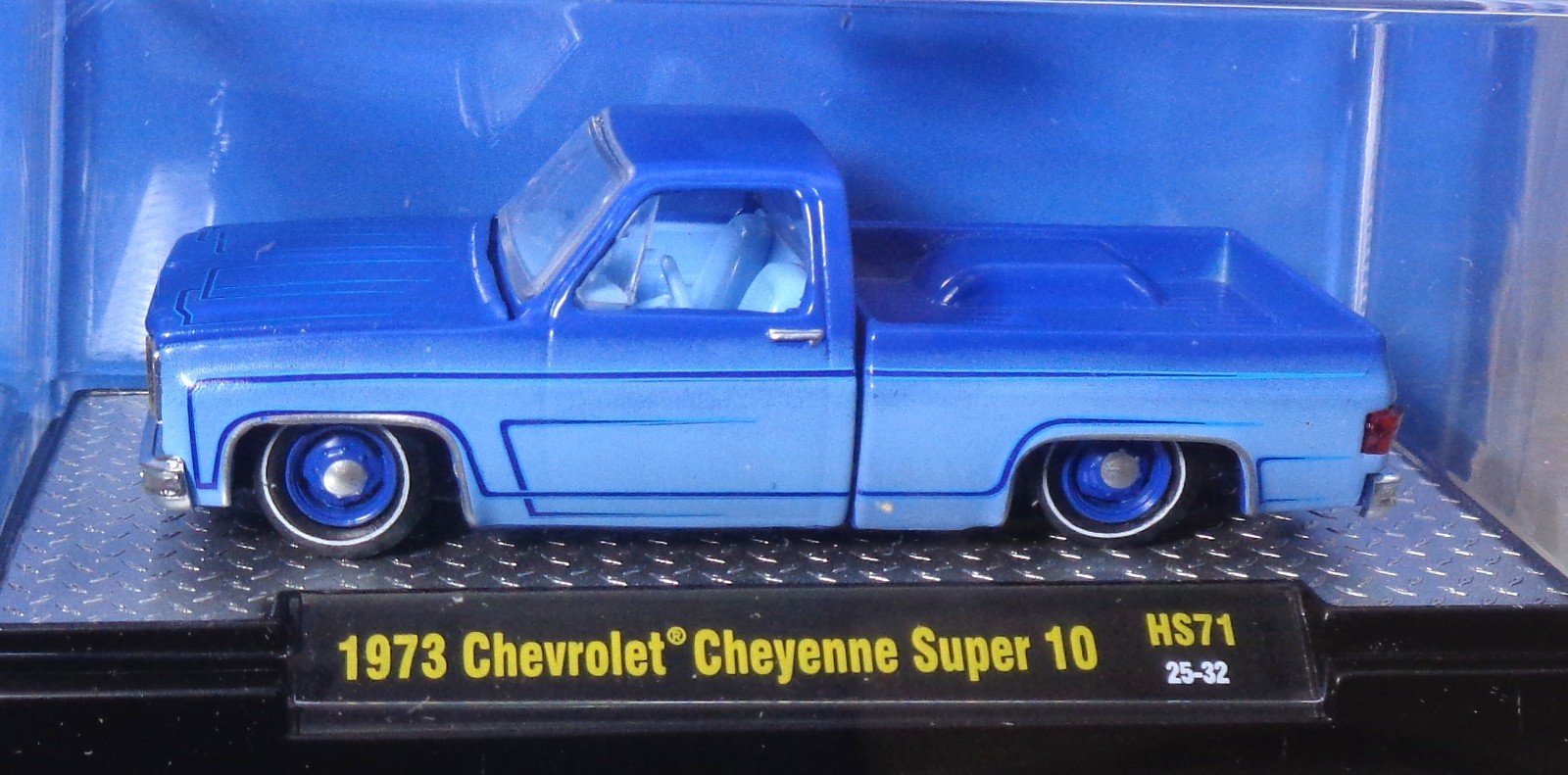 1973 Chevy Cheyenne Super 10 Restyling HS71 Limited Edition Hobby Exclusive Blue
